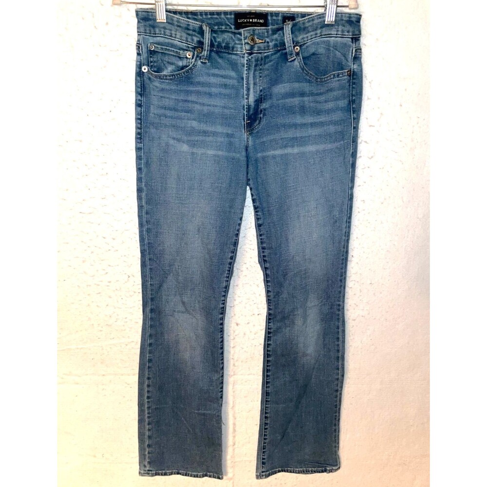 Lucky Brand Sweet Boot Jeans Size 10 /30 Ankle Women's Blue denim